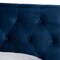 Baxton Studio Caronia Navy Blue Velvet 2-Drawer Queen Size Platform Storage Bed 161-9893 - alternate 3